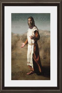 Framed Print Jesus on the Road