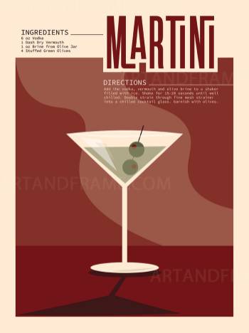 Martini Cocktail Print